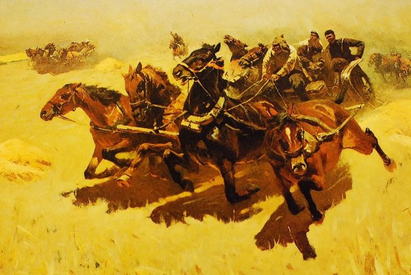 Греков художник картина тачанка