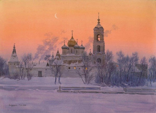 Сергей Андрияка зимние пейзажи