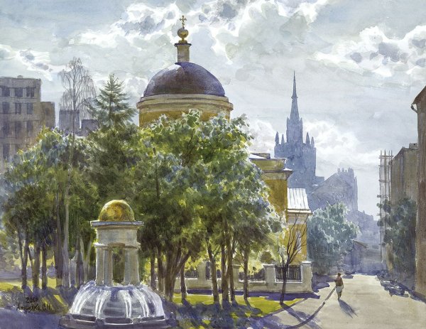 Сергей Андрияка пейзажи Москвы