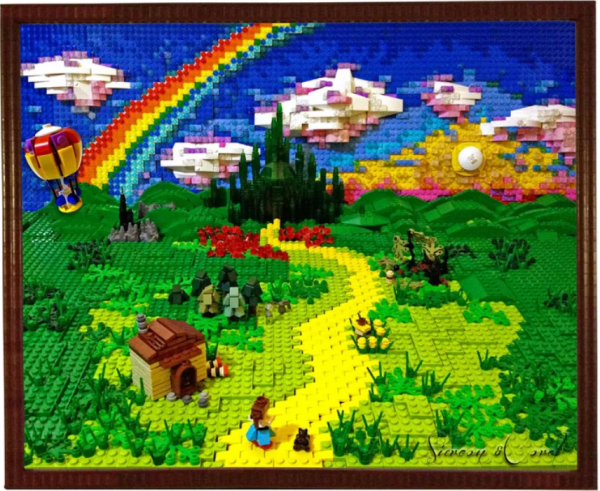 Панно из лего