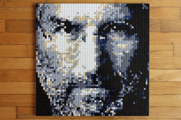 Картины из мозаики лего