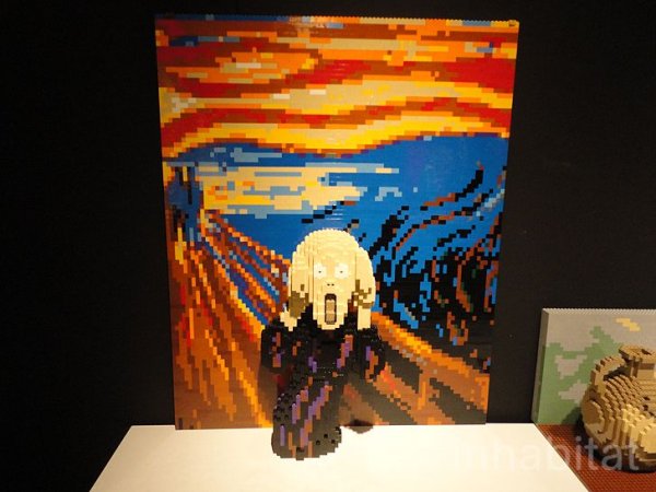 Выставка картин из лего