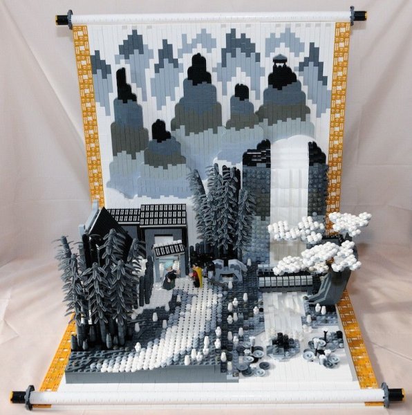 Объемные картины из лего
