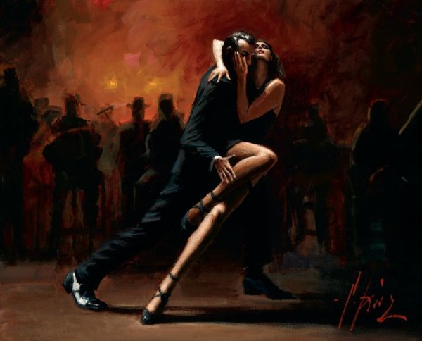 Танго аргентинский художник Фабиан Перез