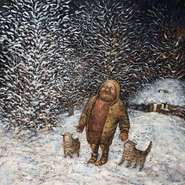 Художник Владимир Воробьев. Зимние пейзажи