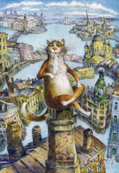 Петербургские коты Владимира Румянцева