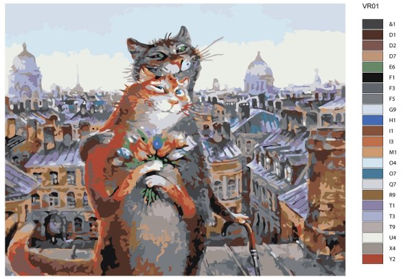 Коты питерского художника Владимира Румянцева