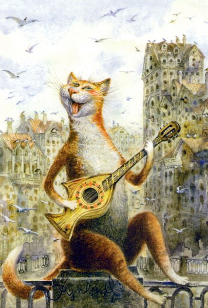 Петербургские коты Владимира Румянцева