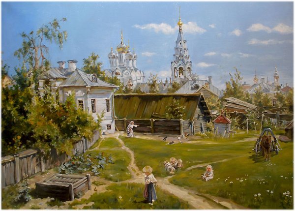 Поленов Московский дворик 1878