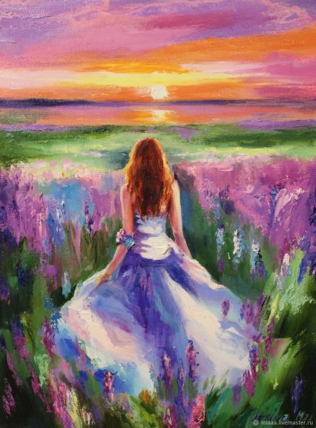 Картина девушка