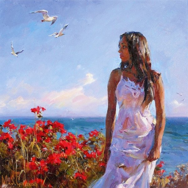 Художник Михаил и Инесса Гармаш