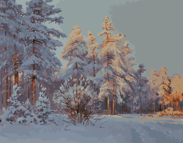 Карл Розен зимний лес