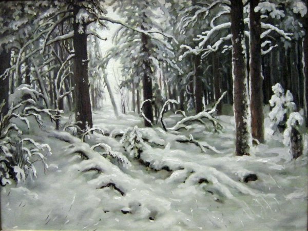 Зимний пейзаж Александр Леднев