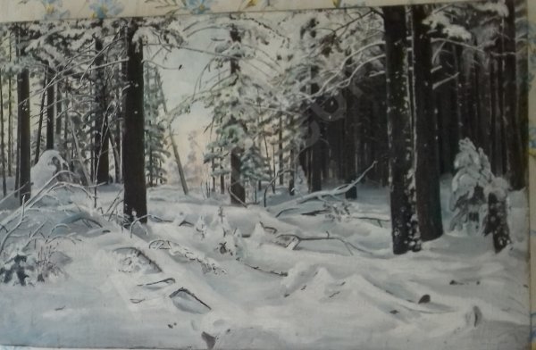 Шишкин Иван Иванович зима