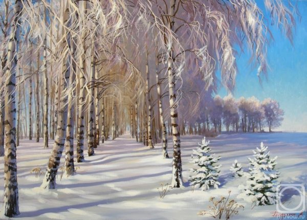 Художник Шишкин зимний лес