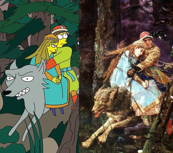 В М Васнецов Иван Царевич на сером волке