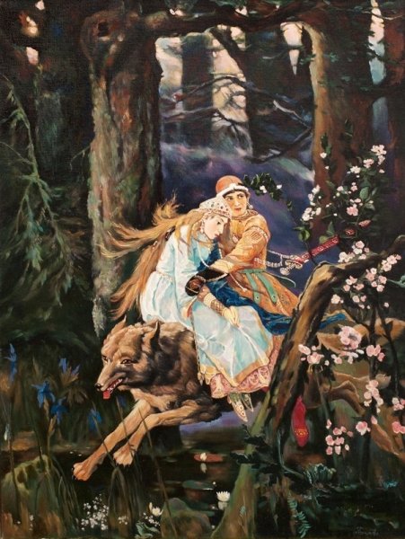 Виктор Михайлович Васнецов «Иван-Царевич на сером волке» (1889 г.)