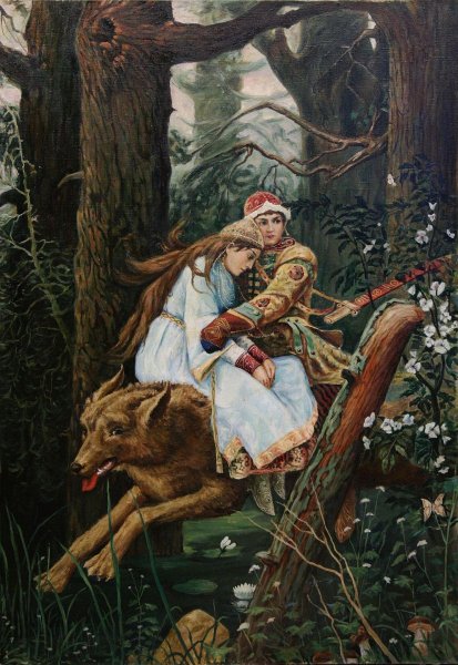 Васнецов Виктор Михайлович Иван-Царевич на сером волке
