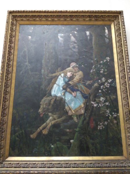 Картина Иван Царевич и серый волк Васнецов