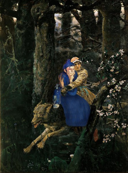 Иван Царевич на сером волке год написания картины