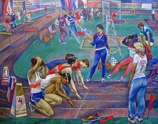Спорт в Советской живописи