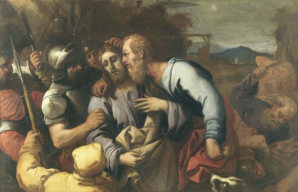 Лука Джордано поцелуй Иуды