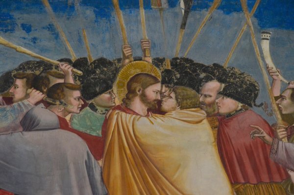 Караваджо взятие Христа под стражу