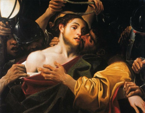 Джотто ди Бондоне поцелуй Иуды