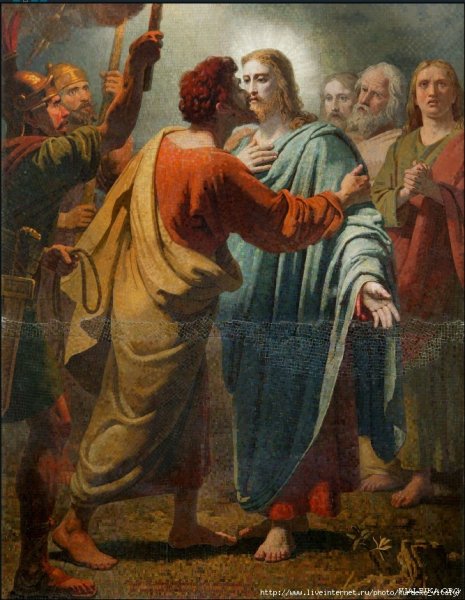 Микеланджело Караваджо поцелуй Иуды