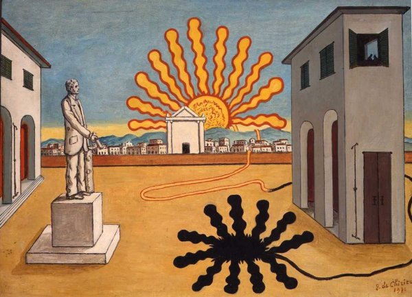 Джорджо де Кирико картины метафизическая живопись