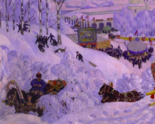 Борис Кустодиев Масленица