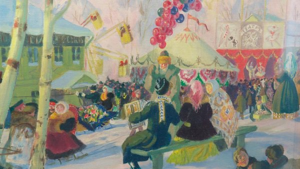 Борис Михайлович Кустодиев Масленица