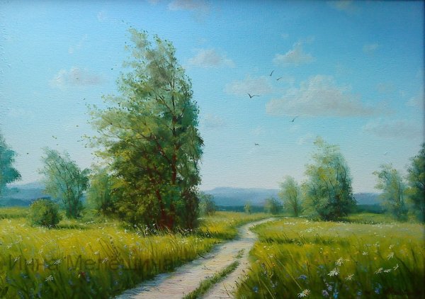 Прогулка под дождем летом