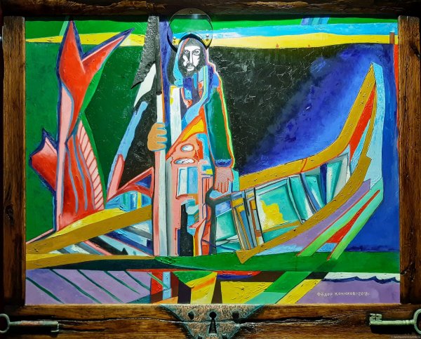 Выставка картин Федора Конюхова - путешественника в Москве