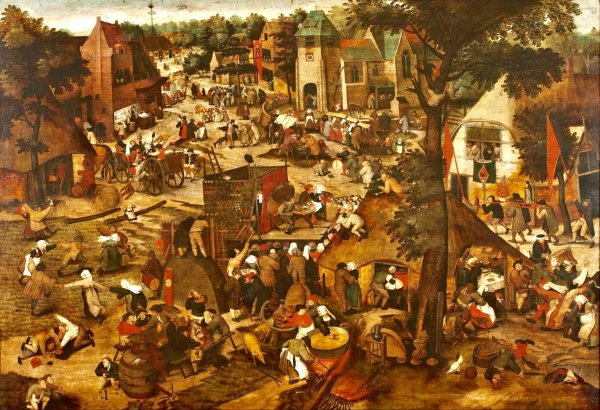 Питер брейгель ярмарка с театральным представлением