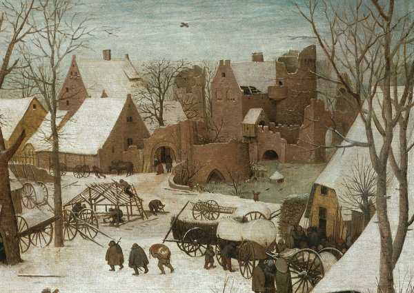 Картина жатва Питер брейгель старший