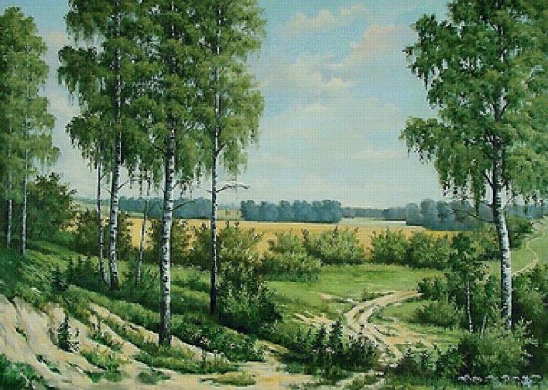 Художник Молчанов Олег Иванович осень