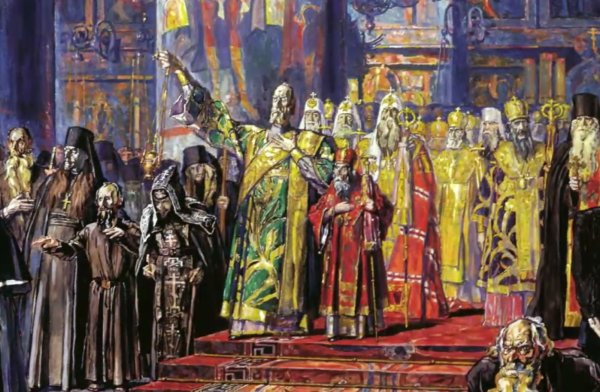 Павел Корин Реквием Русь уходящая