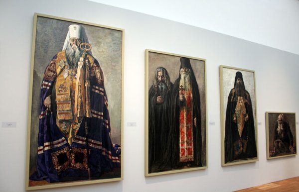 Картина Русь уходящая Павел Корин