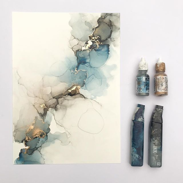 Картины спиртовыми чернилами