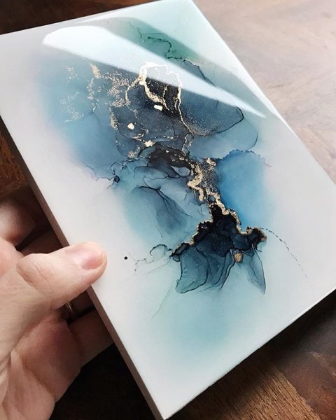 Картины спиртовыми чернилами