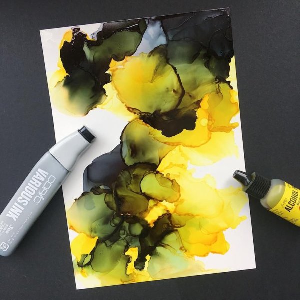 Картины спиртовыми чернилами