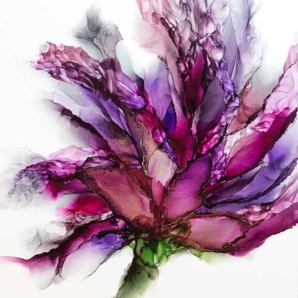 Абстрактные Акварельные цветы