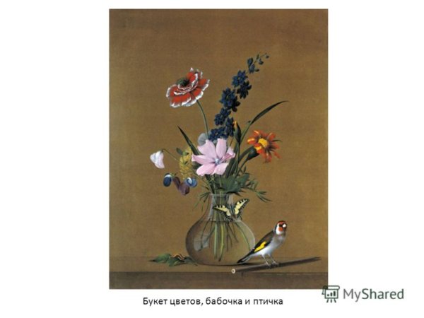 Фёдор Петрович толстой цветы фрукты птица