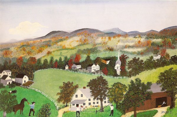 Американская художница бабушка Мозес