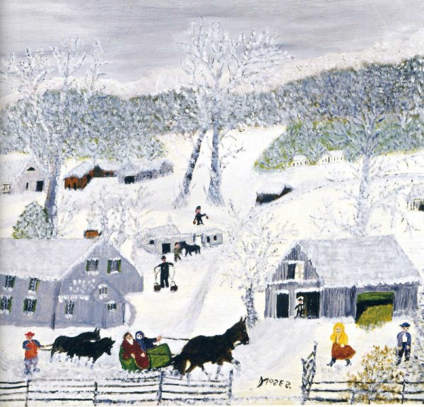 Американская художница бабушка Мозес