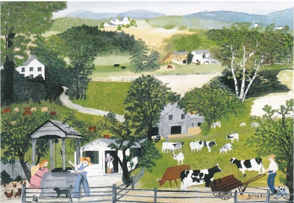 Бабушка Мозес сбор кленового сока