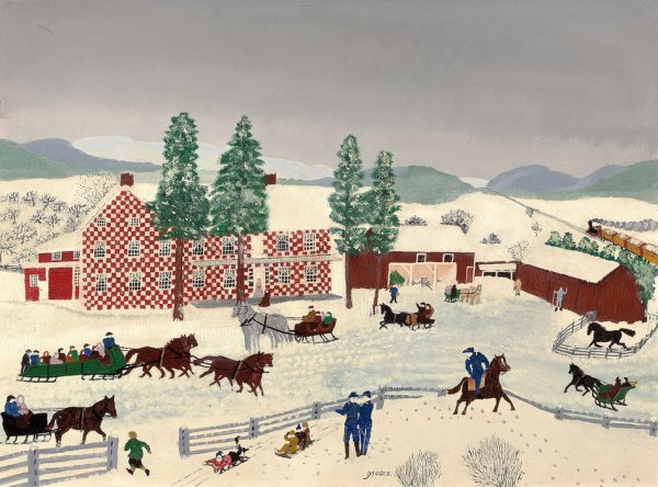 Анна Мэри Мозес картины