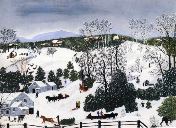 Бабушка Мозес Winter