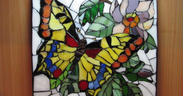 Мозаика из витражного стекла